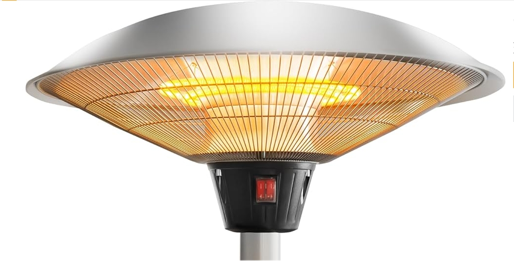 Infrared wall heater for bathroom