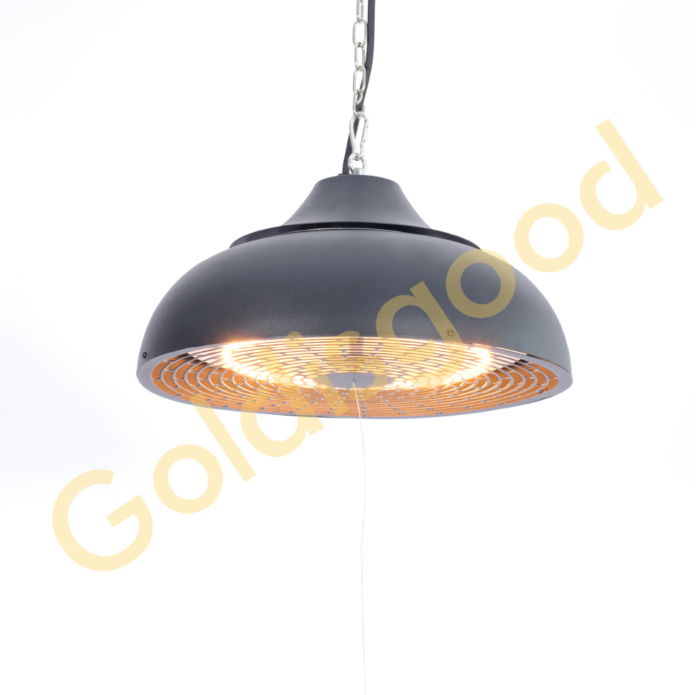 Waterproof heater for pergola