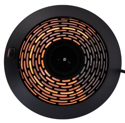 In wall electric fireplace
