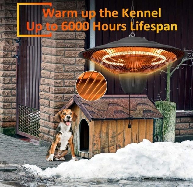 Heater with tip over protection
